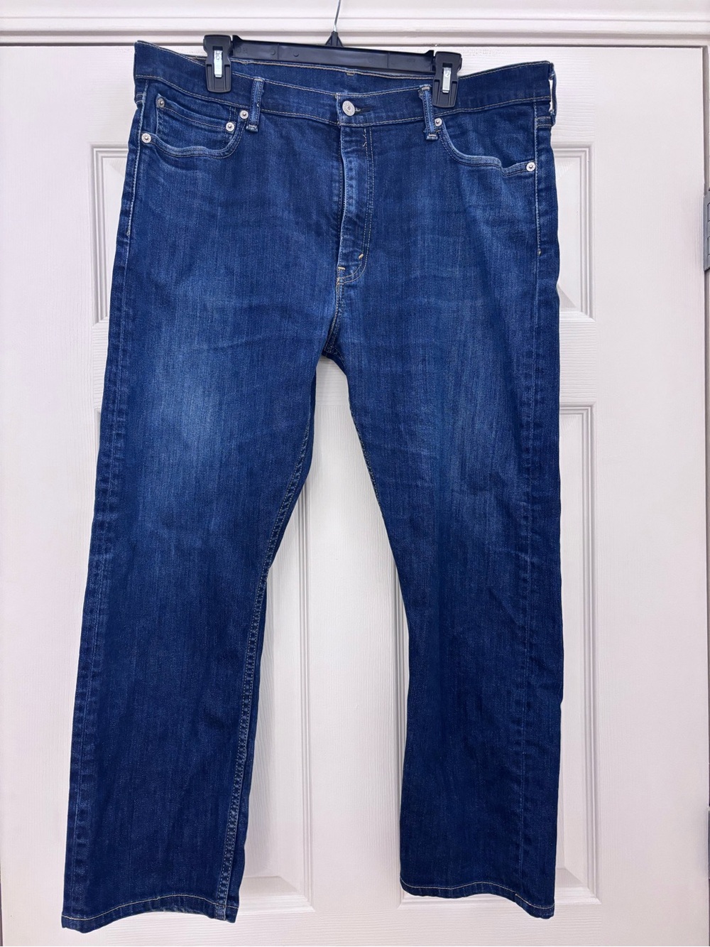 Levi's 513 Jeans Men's 36x30 Slim Straight Fit Medium Wash Blue Denim L36 W30